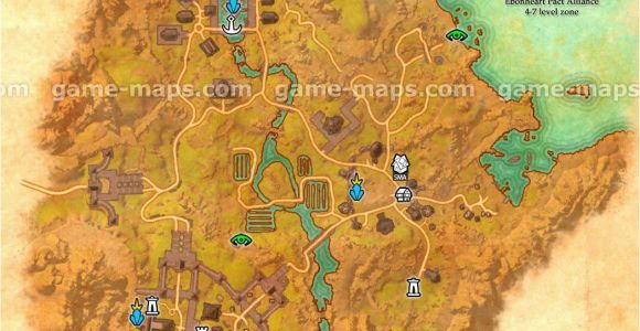 Map Of Alliance Ohio Bal Foyen Zone Map Coastal City In Ebonheart Pact Alliance Near