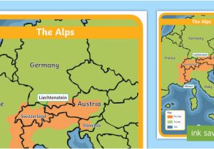 Map Of Alps In France the Alps Map Habitat Mountain Climate Animals Europe