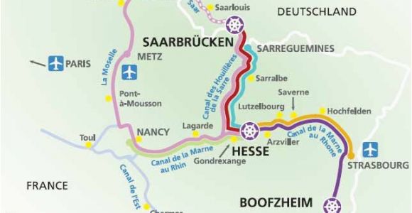Map Of Alsace Lorraine France Alsace Lorraine France and Germany Region Map A Culturally