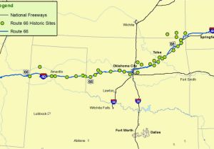 Map Of Amarillo Texas Map Of Arizona New Mexico Texas and Oklahoma Maps Of Route 66 Plan