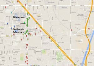 Map Of Anaheim California area Maps Of the Disneyland Resort