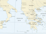 Map Of Ancient Italy and Greece the Iliad and Odyssey