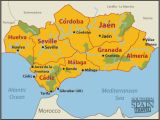 Map Of andalucia Region In Spain Map Of Spain