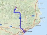 Map Of andorra Spain Driving Directions From Barcelona Spain to andorra