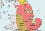 Map Of Anglo Saxon England Danelaw Wikipedia