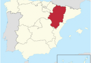 Map Of Aragon Spain Aragon Wikipedia