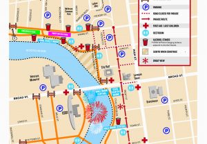 Map Of arena District Columbus Ohio event Guide Red White Boom