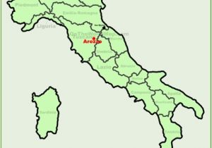 Map Of arezzo Italy arezzo tourist Map