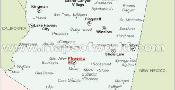 Map Of Arizona Airports Arizona Airports Map