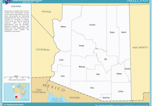 Map Of Arizona Counties and Cities Printable Maps Reference