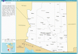 Map Of Arizona Counties and Major Cities Printable Maps Reference