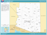 Map Of Arizona Counties and Major Cities Printable Maps Reference