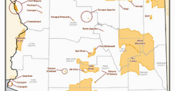 Map Of Arizona Indian Reservations List Of Indian Reservations In Arizona Wikipedia