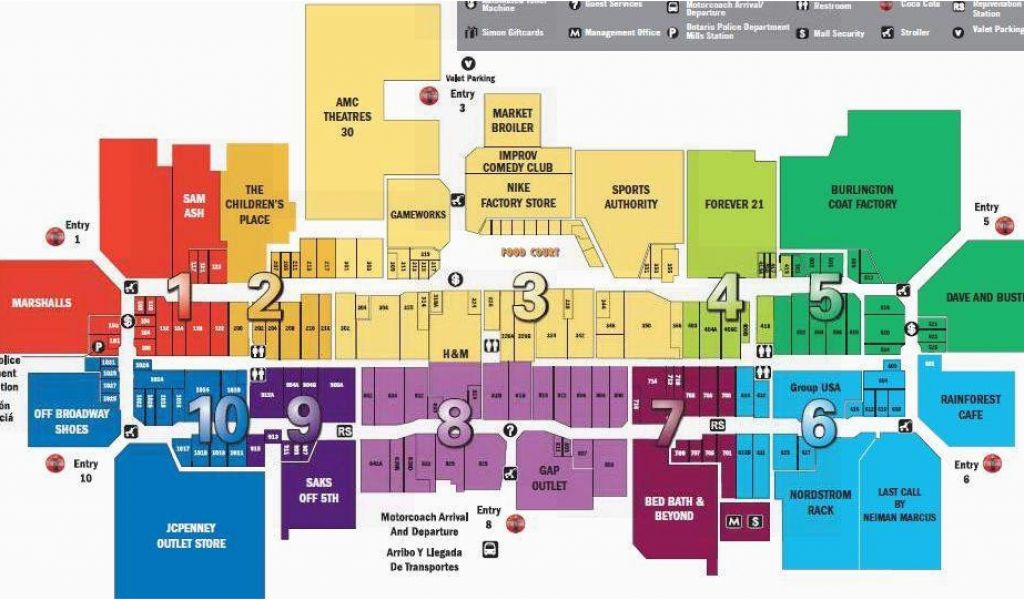 Map Of Arizona Mills Arizona Mills Mall Map Ny County Map  secretmuseum