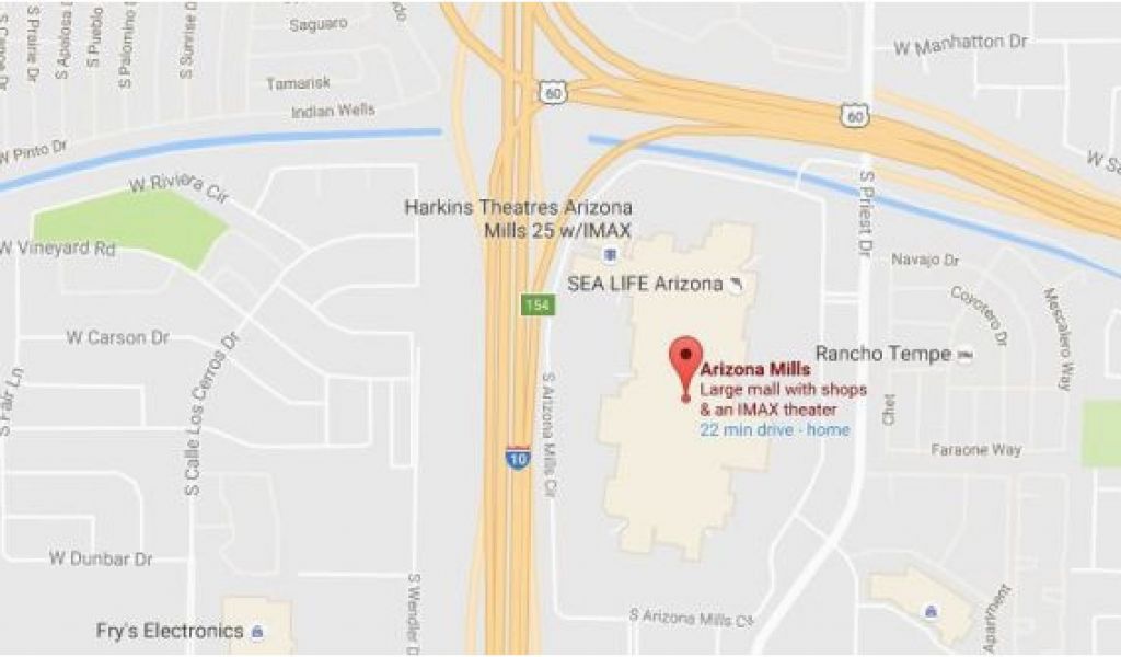 Map Of Arizona Mills Arizona Mills Mall Map Ny County Map secretmuseum