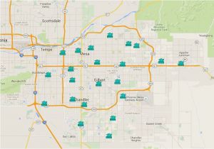 Map Of Arizona Mills Maps Of Public Swimming Pools In Greater Phoenix