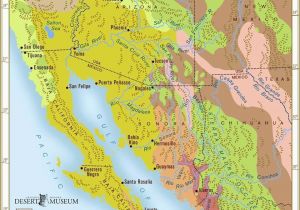 Map Of Arizona Mountain Ranges sonoran Desert sonoran Desert Region