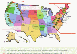 Map Of Arizona Mountain Ranges U S Mountain Ranges Homework Helpers Cycle 3 Cc Cycle 3 Geography