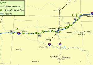 Map Of Arizona New Mexico Texas and Oklahoma Maps Of Route 66 Plan Your Road Trip