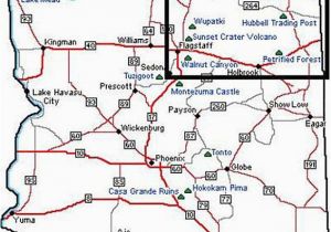 Map Of Arizona Showing Prescott Great Places to Visit In northern Arizona