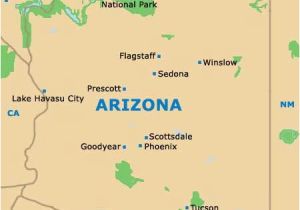 Map Of Arizona Showing Sedona Those Looking for tourist Information and Maps Of the area Should
