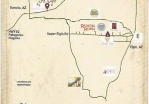 Map Of Arizona tombstone Small Map From Cafe Of Wineries Picture Of the Cafe sonoita