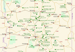 Map Of Arizona with All Cities and towns Map Of Arizona