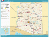 Map Of Arizona with All Cities and towns Printable Maps Reference