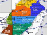 Map Of Arkansas and Texas Maps Maps and More Maps Of the Ozarks Ouachita Mountains