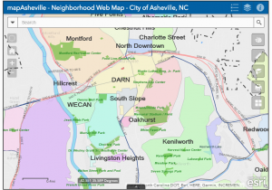 Map Of asheville north Carolina City Of asheville Launches Interactive Neighborhood Map Contemporary