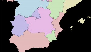 Map Of Autonomous Regions Of Spain Autonomous Communities Of Spain Wikipedia