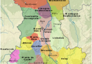 Map Of Auvergne France Wasserwandern Auf Dem Allier Reisefuhrer Auf Wikivoyage