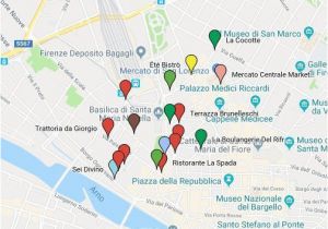 Map Of Aviano Italy Foodie Spots Near the Santa Maria Novella Train Station In Florence