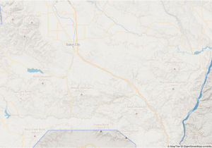 Map Of Baker City oregon Mining Claims and Mineral Deposits In Baker County oregon the