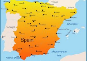 Map Of Balearics and Spain Spain Map tourist attractions Travelsfinders Com A