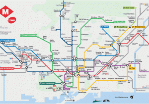 Map Of Barcelona Spain and Surrounding area Barcelona Metro Map Europe Barcelona Travel Barcelona Guide