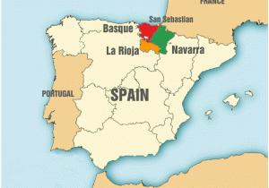 Map Of Basque Country Spain International Food Blog May 2016