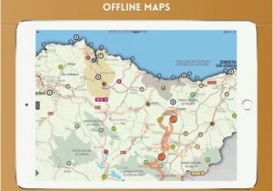 Map Of Basque Spain Basque Country Travel Guide and Offline Map App Price Drops