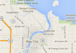 Map Of Bay City Michigan Great Lakes Bay Region Weddings