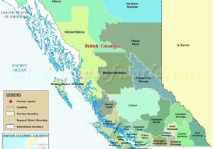 Map Of Bc Canada Detailed Detailed Map Of British Columbia Canada Cardform Co