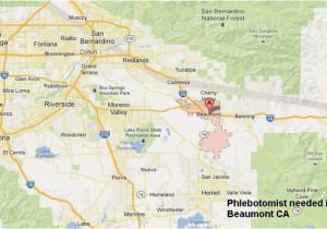 Map Of Beaumont California Beaumont California Map Secretmuseum