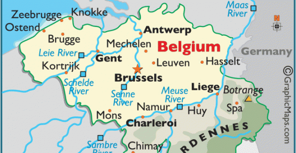 Map Of Belgium France and Germany Belgium Belgium S Two Largest Regions are the Dutch