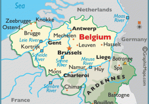 Map Of Belgium In Europe Belgium Belgium S Two Largest Regions are the Dutch