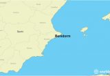 Map Of Benidorm Spain Benidorm Spain Map Map Of West