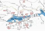 Map Of Big Bear California Hiking and Biking Trail Map Big Bear Lake Hiking Remember