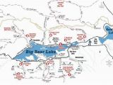 Map Of Big Bear California Hiking and Biking Trail Map Big Bear Lake Hiking Remember