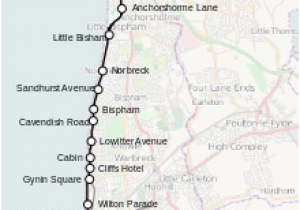 Map Of Blackpool England Blackpool