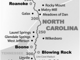 Map Of Blue Ridge Mountains north Carolina Blue Ridge Parkway Maps