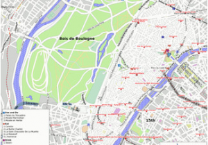 Map Of Boulogne France Bois De Boulogne Wikipedia