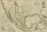 Map Of Bowie Texas Mapa De Los Estados Unidos De Mejico 1828 Historic Maps